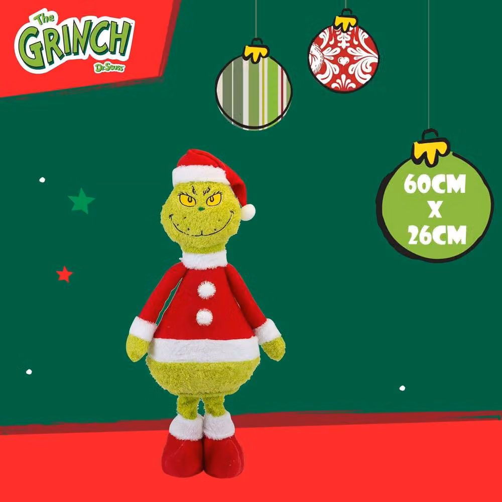 VFM e-Store Grinch Standing Christmas Decoration, Green, H 60 cm x W 26 cm – 2