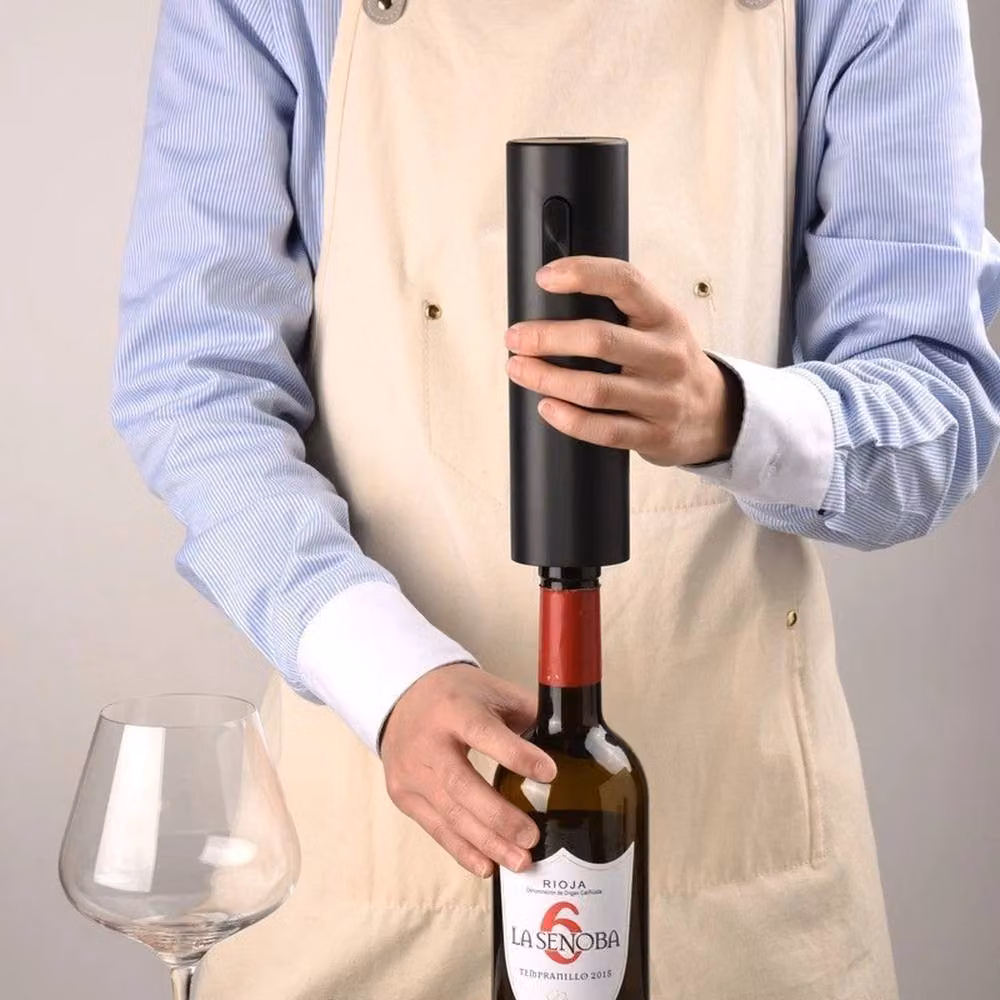 EONLION Electric Automatic Wine Bottle Opener Corkscrew in Black – 5