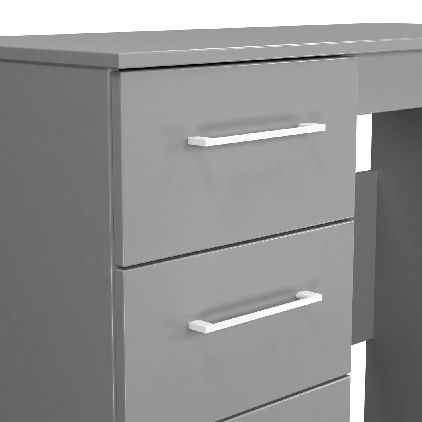 Ready Assembled 2 U Gloucester 3 Drawer Vanity in Dark Grey – 3