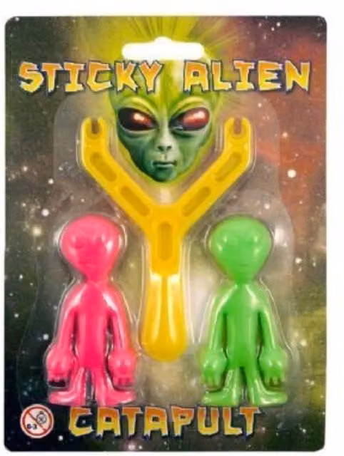 KDMD Alien Catapult Set, 4 Pack, Multicolour Plastic Party Toys – 1