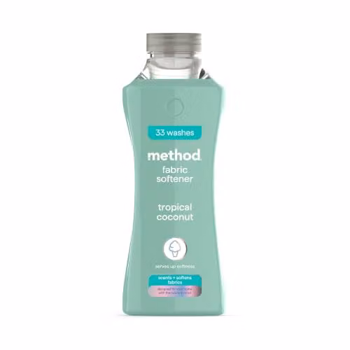 Method Fabric Softener Coconut 0.99 l White and Green