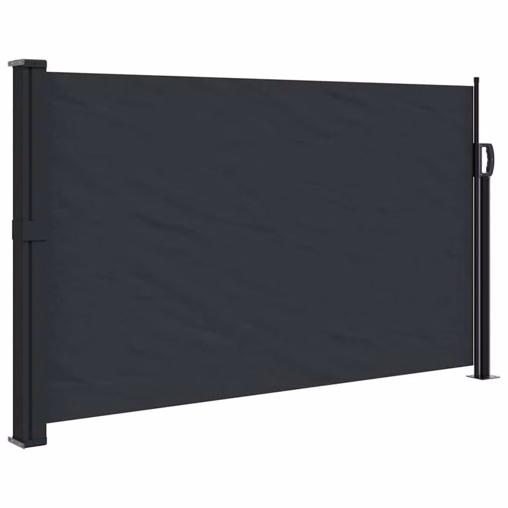 Berkfield Home Retractable Side Awning in Black, W/H: 117 x 300 cm – 2