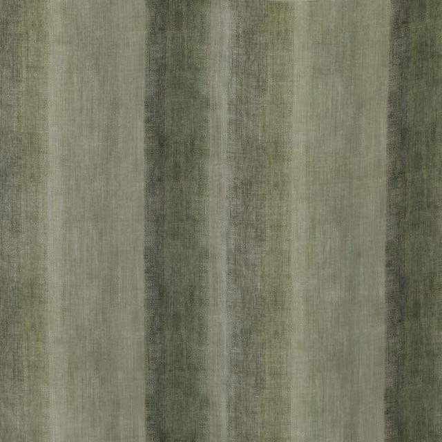 Linda Barker Home Bidar Striped Blackout Fabric Panel in Emerald Green