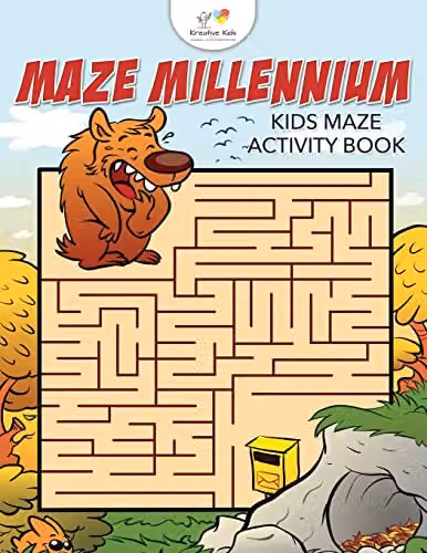 Kreative Kids Maze Millennium Kids Maze Activity Book, Multicolour