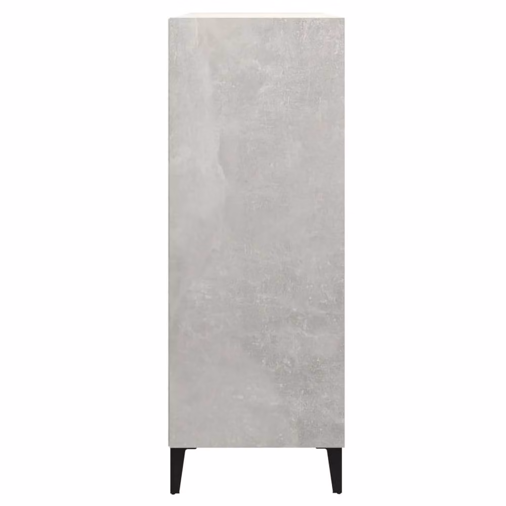 Berkfield Home Sideboard in Concrete Grey, W/D/H: 69.5 x 32.5 x 90 cm – 3
