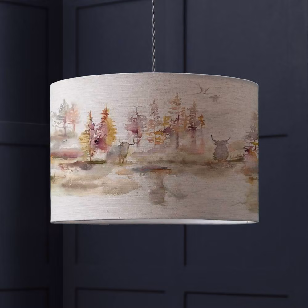 Voyage Maison Caledonian Linen Eva Animal Lampshade in Light Beige, Diameter: 30 cm, Height: 21 cm – 2
