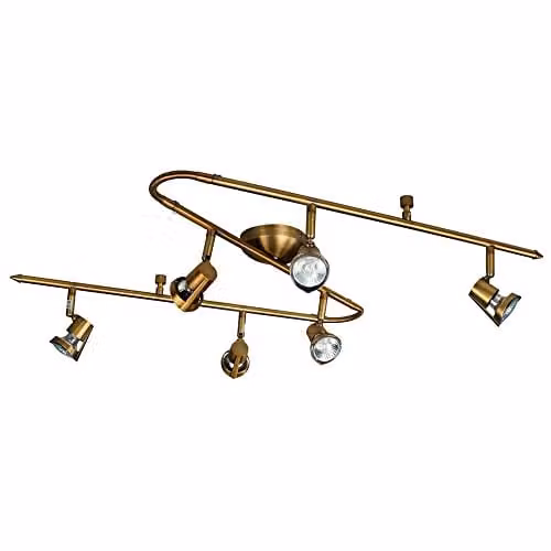 Netlighting Linea Verdace 6 Light Spotlight Bar in Bronze