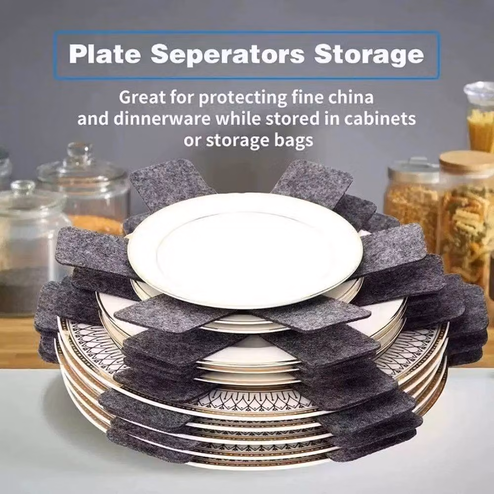 Kelvenix 12-Piece Pan Bowl Pot Protector Set in Grey – 3