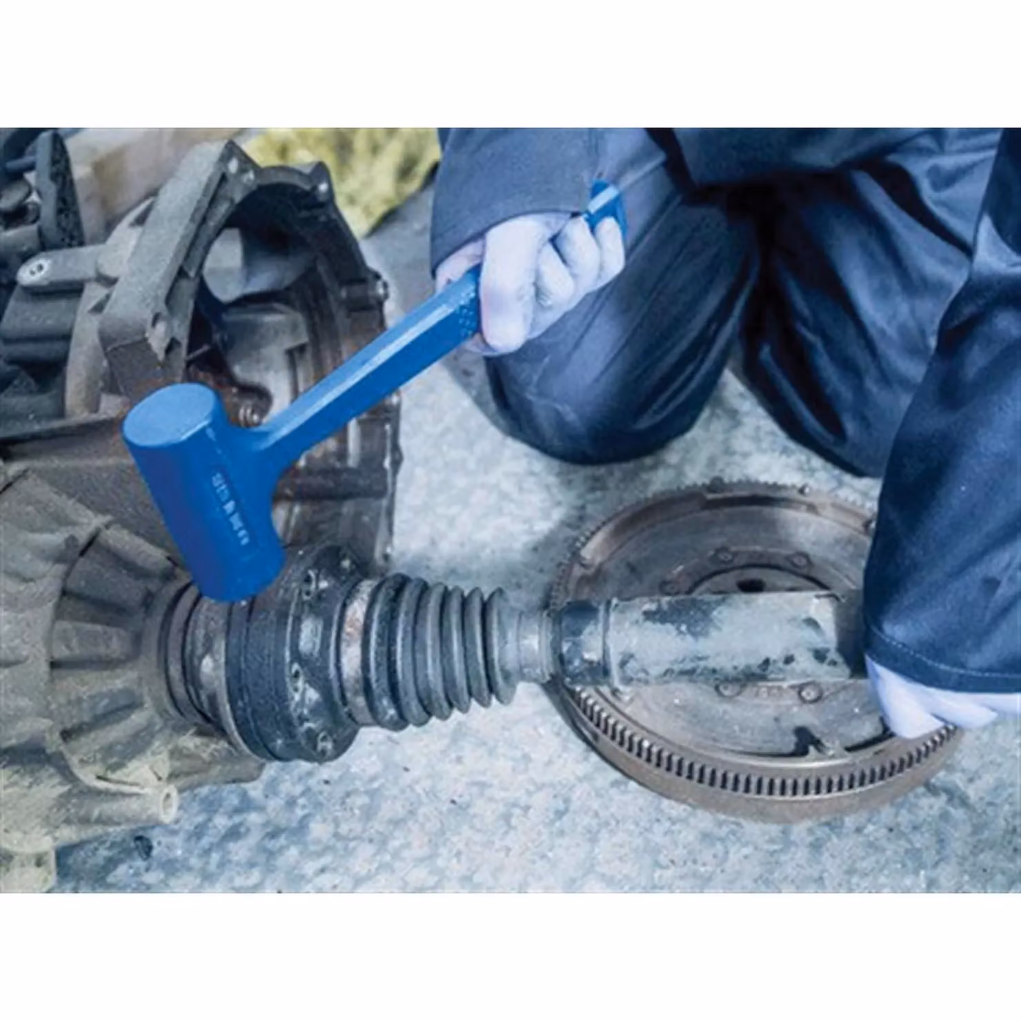 Bluespot Tools Soft Dead Blow Hammer, 720g, Blue and Multicolour – 2