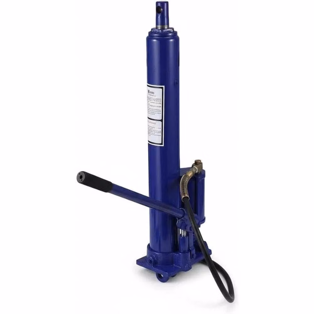VOGREX 4 Ton Air and Hydraulic Long Ram Bottle Jack Engine Hoist in Blue – 3