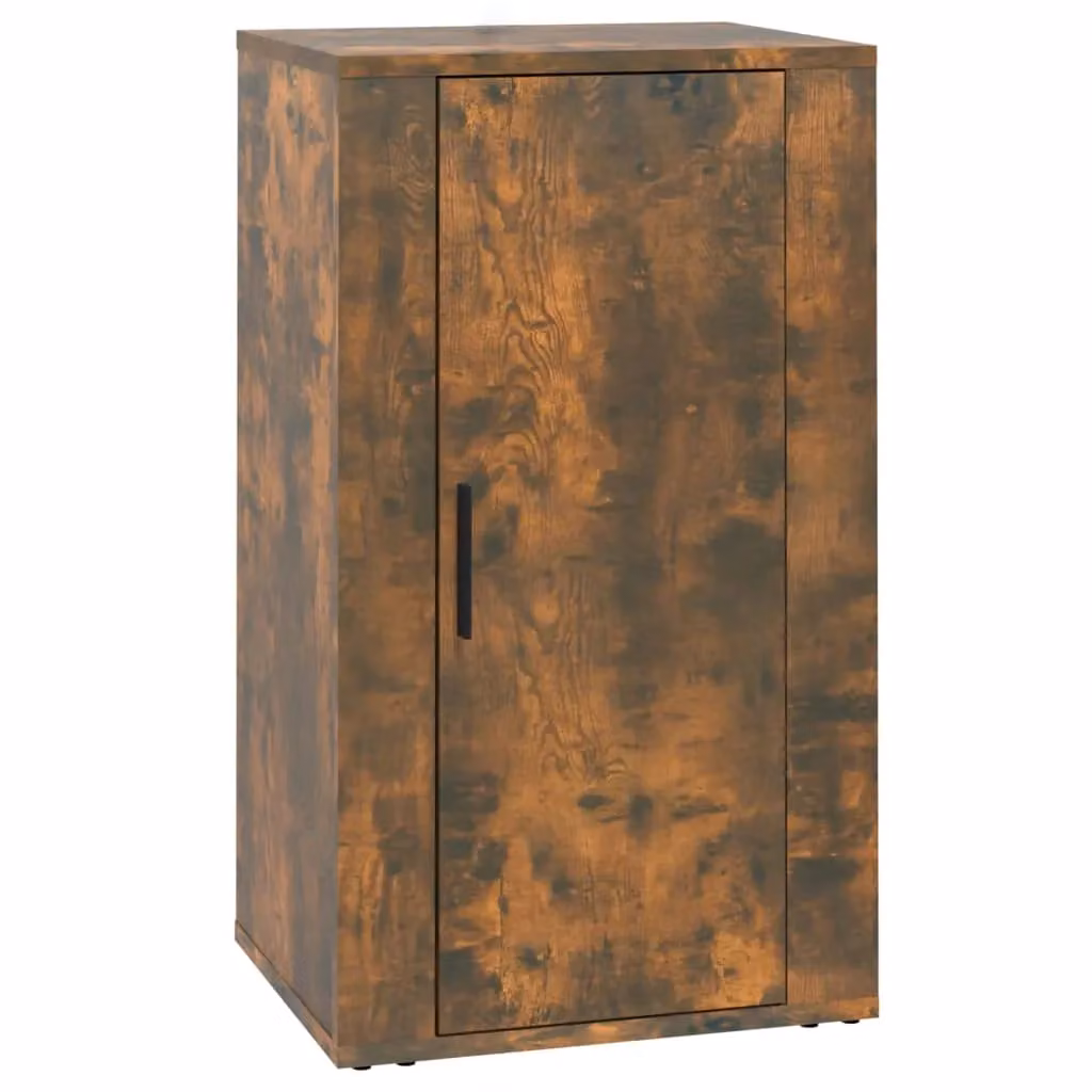 Berkfield Home Smoked Oak Sideboard in Brown, W/D/H: 40 x 33 x 70 cm – 2