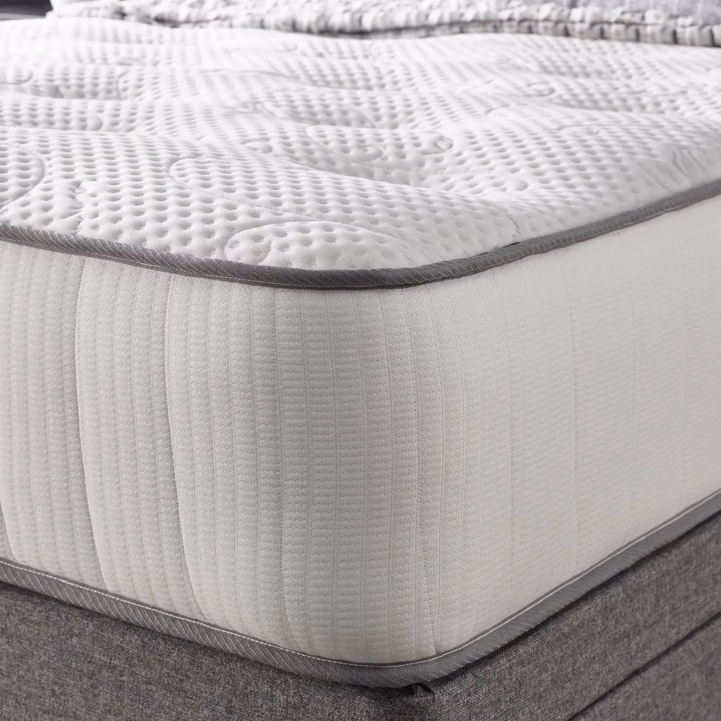 Aspire Natural Cashmere 1000 Pocket Mattress in White, Super King, W: 200 cm x D: 200 cm – 3