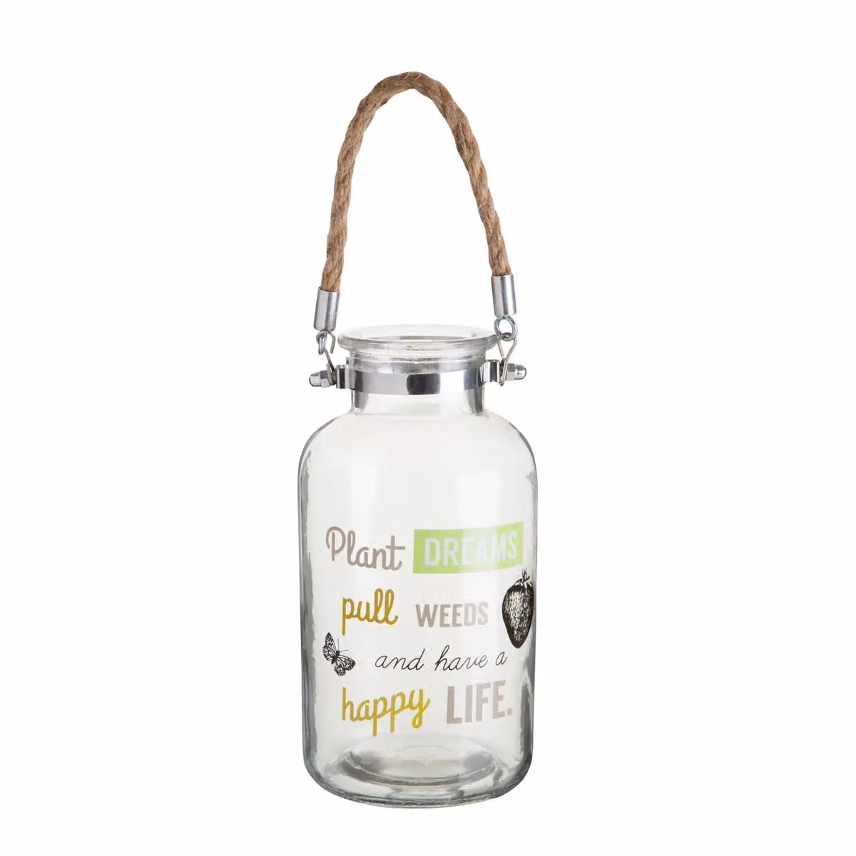 Orsina Elegant Artists Garden Glass Lantern, Transparent – 3