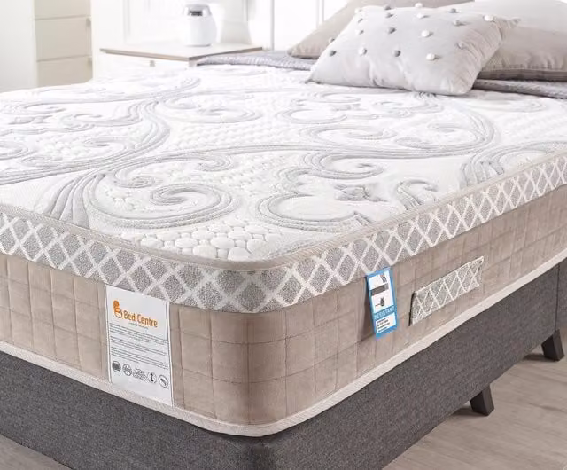 Somnior Hybrid Memory Foam and Pocket Spring Mattress in White, W/D/H: 140 x 200 cm