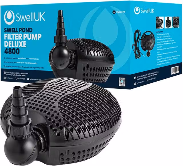 Swell UK Filter Pump Deluxe, 35W, Black