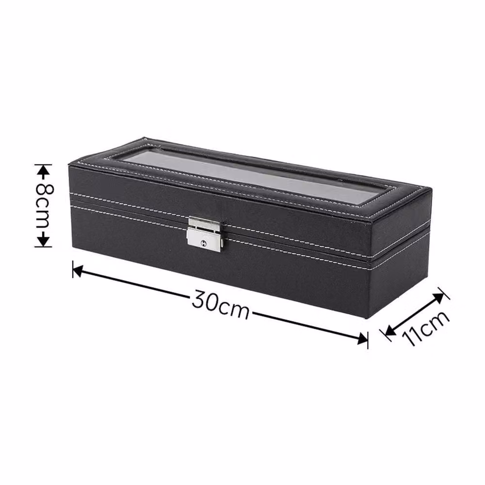 FORGEVIO Lockable 6 Grid Box in Black – 2