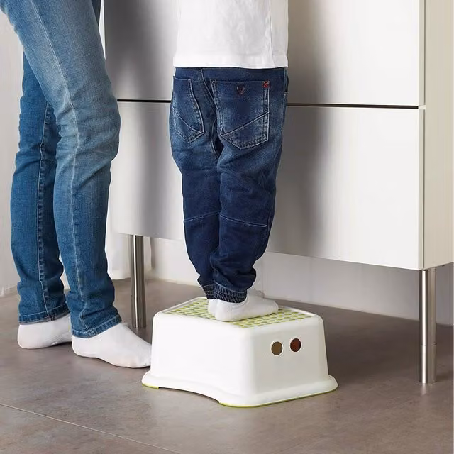 Marco Paul Modern White Kids Step Stool