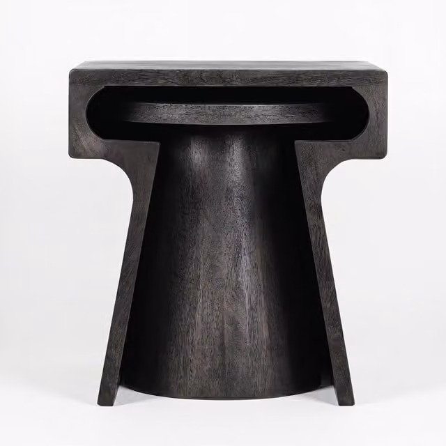 Elm Home And Garden Greenwich Nest of Tables in Grey Mango Wood