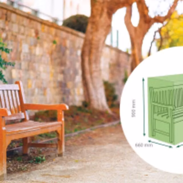 St Helens Home & Garden Water Repellent 3 Seater Bench Cover in Green
