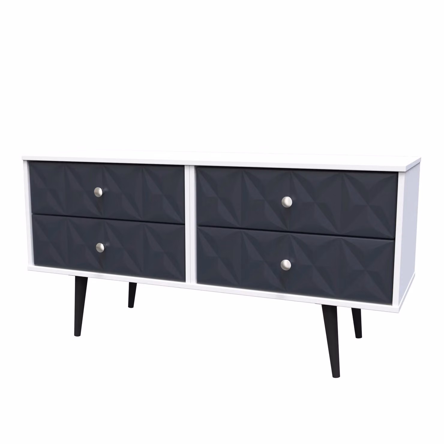 Ready Assembled 2 U Toledo 4 Drawer Bed Box in Dark Blue – 2
