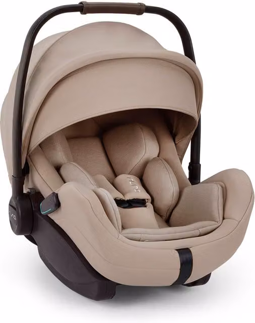 Nuna Arra Flex Car Seat in Chateau Beige with ISOFIX Base and Load Leg