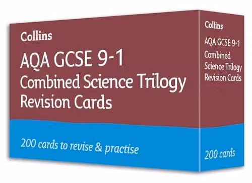 Collins AQA GCSE 9-1 Combined Science Revision Cards for Biology, Chemistry and Physics – 1