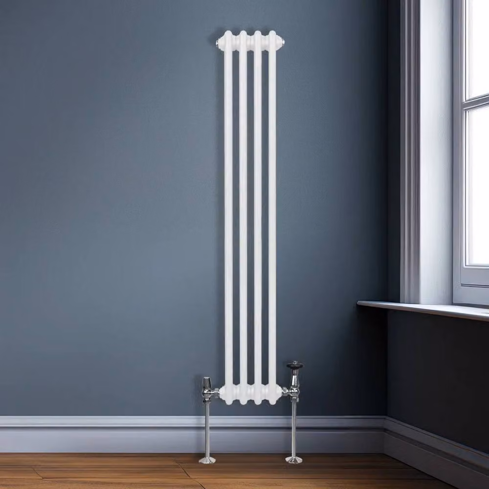 Monstershop Traditional 3 Column Steel Radiator, White, H 150 cm x W 20.2 cm x D 10 cm – 2