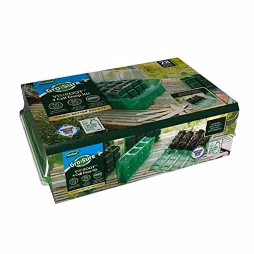 Gro-Sure Visiroot 4 Cell Deep Propagation Kit, Green