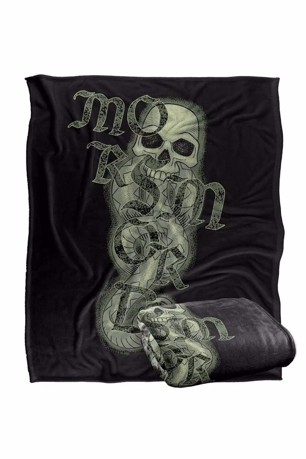 Warner Bros. Harry Potter Gothic Morsmordre Super Soft Fleece Throw Blanket, Multicolour – 7