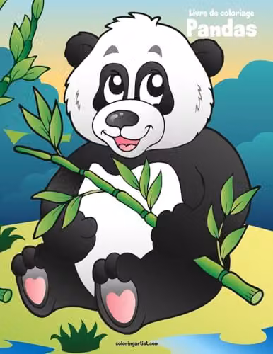 Pandas Colouring Book Volume 1 by Createspace, Multicolour
