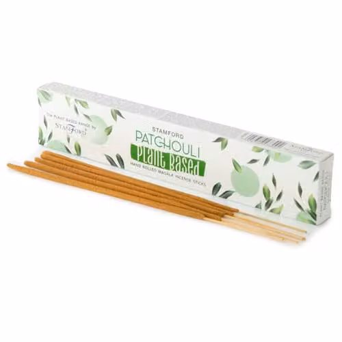 Puckator Stamford Premium Plant Based Masala Incense Sticks, Patchouli Scented, 15 Sticks