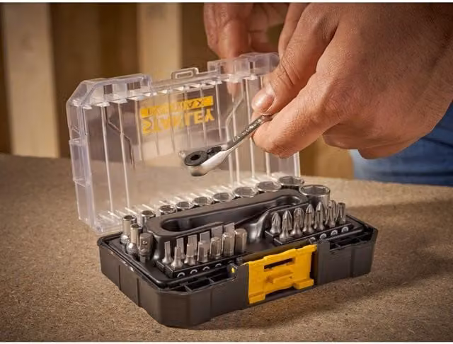 Stanley Fatmax Pro-stack 37 Piece 1/4 inch Socket and Bit Set