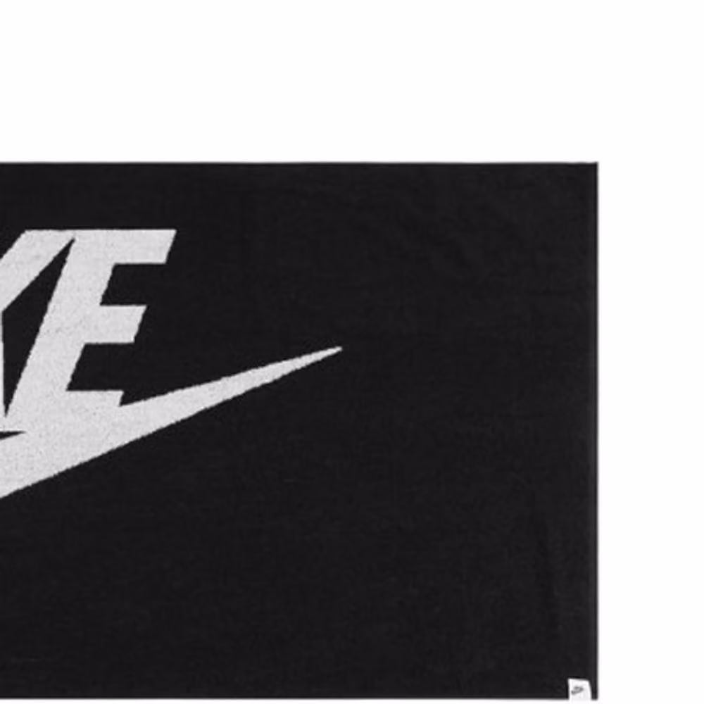 Nike Black Fluffy Cotton Graphic Beach Towel – 2