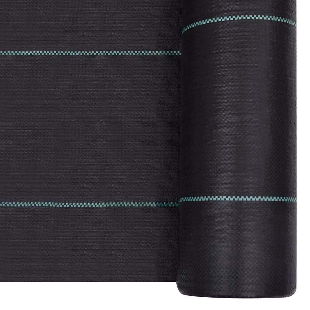 Berkfield Home Black Weed and Root Control Mat, 1 x 25 m – 2