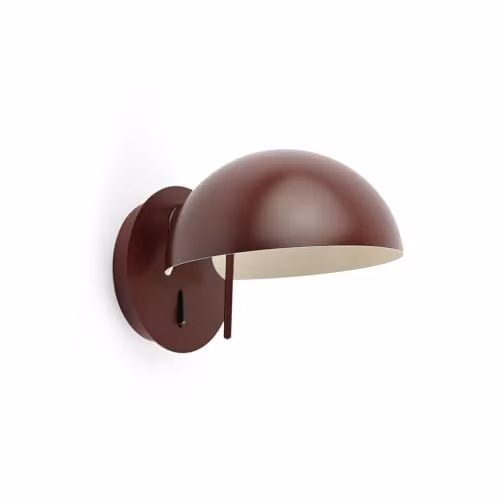 Netlighting Matilda Dome Wall Lamp in Red with E14 Socket
