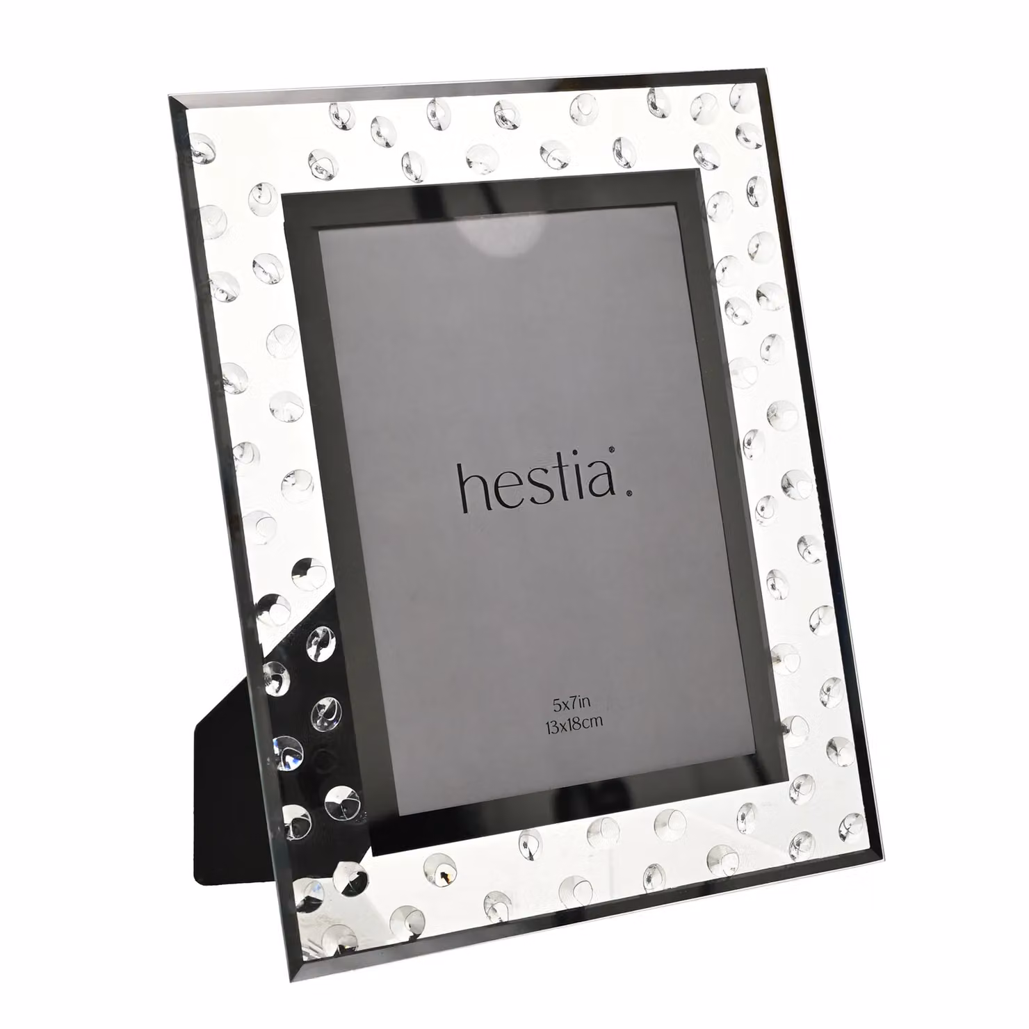 Hestia Diamante Scatter Single Glass Photo Frame, Clear, 12.7 x 12.7 x 18.0 cm – 2