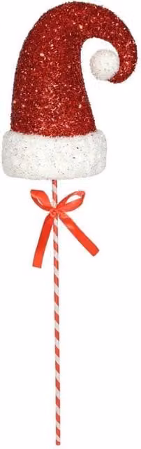 KDMD Glitter Santa Hat in Maroon for Adults, 71 cm