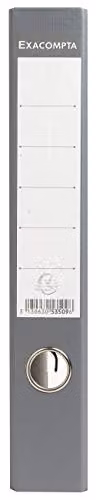 Exacompta A4 Lever Arch File with Marbled Paper Grey and Black Spine, 50 mm – 2