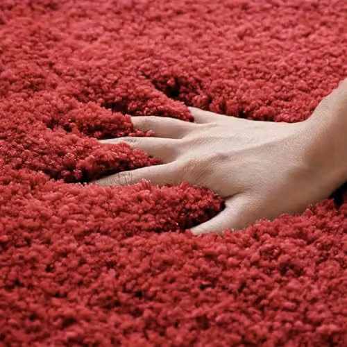 Allure Bath Fashions Luxury Deep Pile Microfibre Bath Mat, Red, W: 80 cm, D: 50 cm – 5
