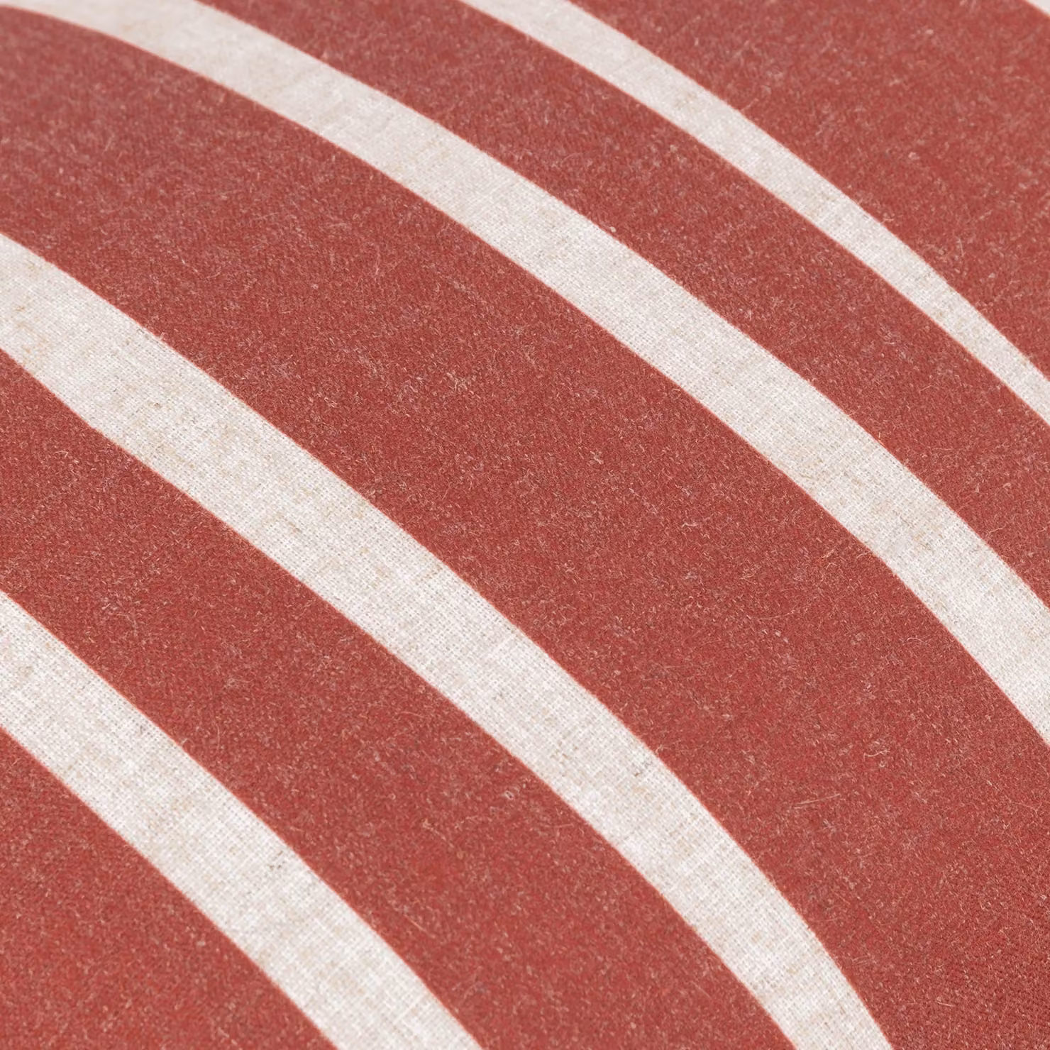 Furn Carmon Red Striped Ruffle Rectangular Cushion, W: 60 cm, H: 40 cm – 5
