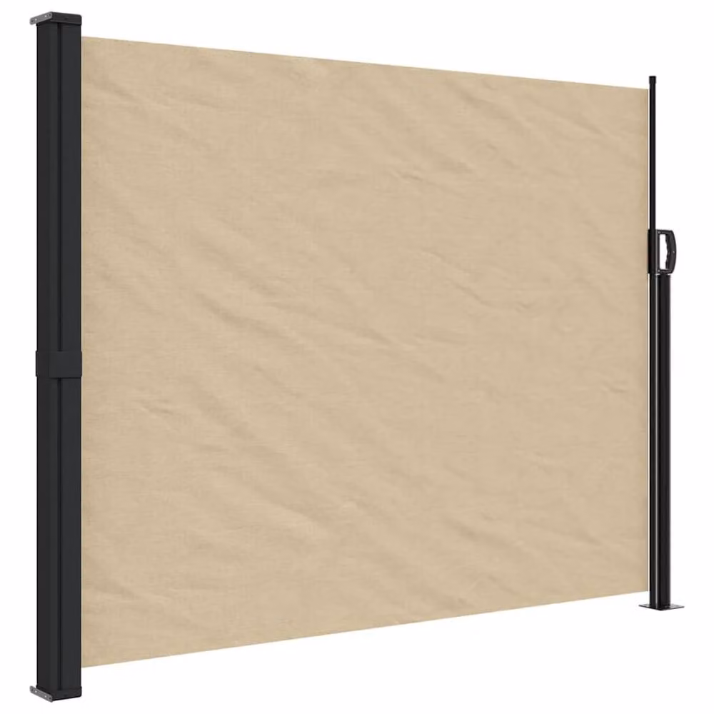 Berkfield Home Retractable Side Awning in Beige, W/H: 600 x 160 cm – 2