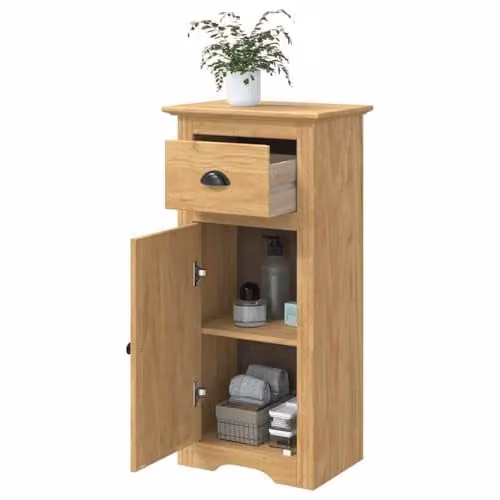 vidaXL BODO Modern Bathroom Cabinet in Brown, W/D/H: 44 x 30 x 90 cm
