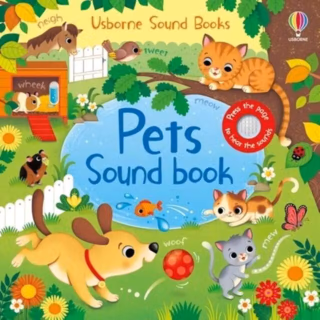 Sam Taplin Pets Sound Board Book, Multicolour