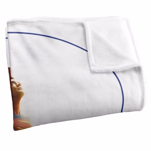 Warner Bros. Superman 2025 Look Up Poster Super Soft Fleece Throw Blanket, Multicolour, W: 152 cm, D: 127 cm – 2