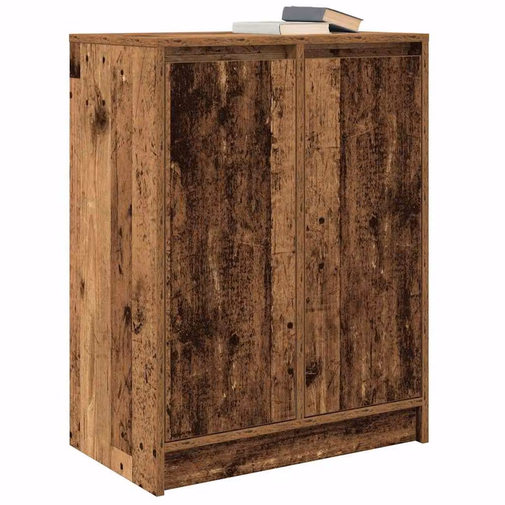 Berkfield Home Rustic Old Wood Sideboard in Brown, W/D/H: 57 x 34 x 76 cm – 3