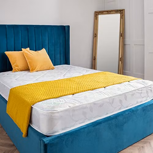 Julian Bowen Premier Bonell Spring Mattress in White, W/D/H: 140 x 200 x 18 cm – 2