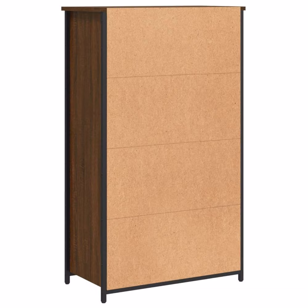 Berkfield Home Industrial Highboard in Brown, W/D/H: 62 x 32 x 103.5 cm – 5