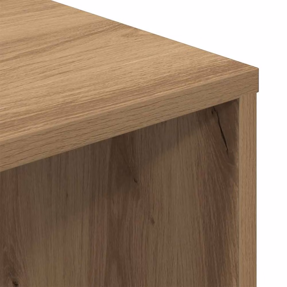 Berkfield Home Artisan Oak Writing Desk in Brown, W: 102.5 cm, D: 35 cm, H: 75 cm – 6