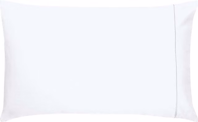Bedeck of Belfast Fine Linens 1951 1000 Thread Count Egyptian Cotton Large Pillowcase, White