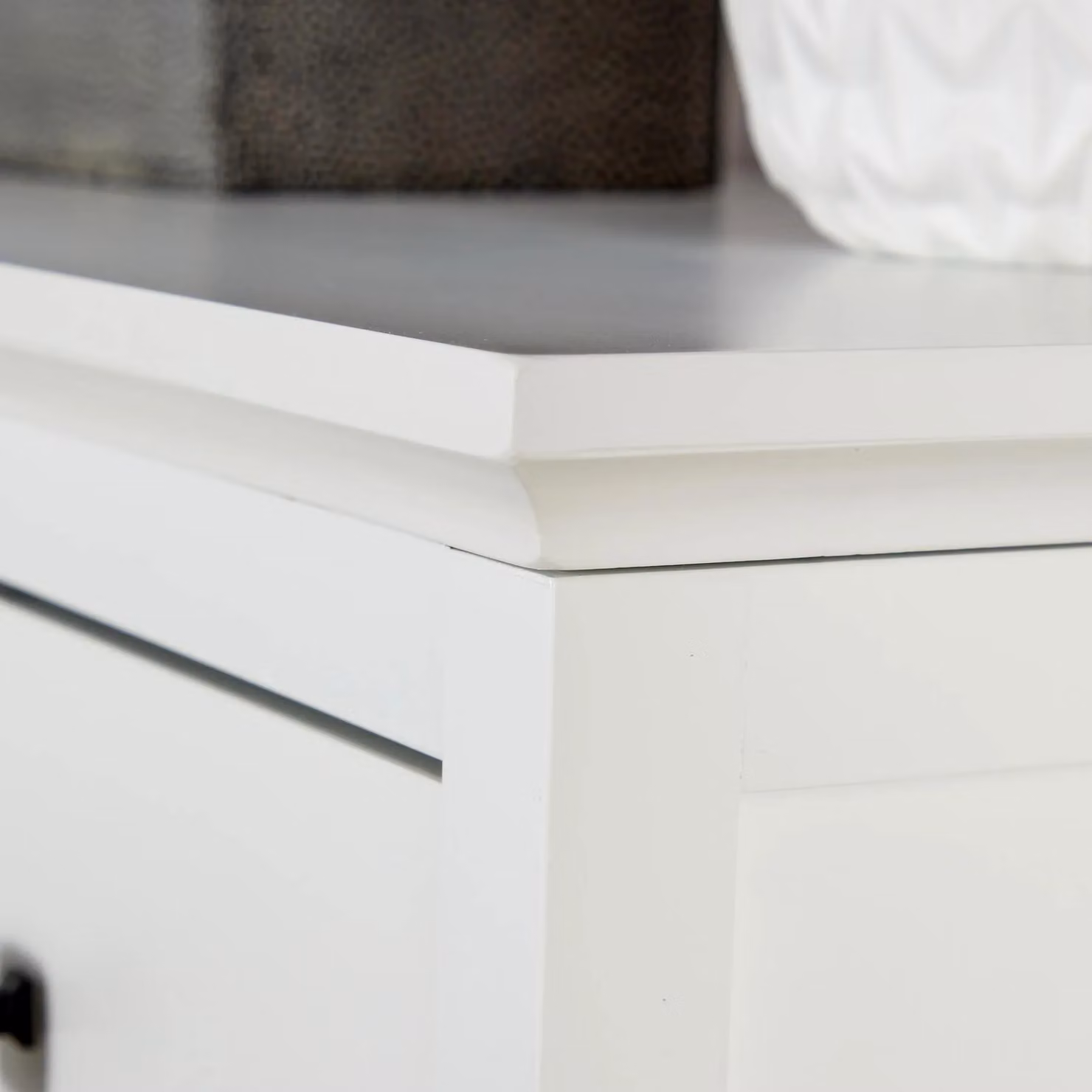 Home Source 5 Drawer White MDF Bedroom Chest of Drawers, Width: 80 cm – 3